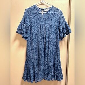 Francesca’s Size M Blue Lace Women’s Dress